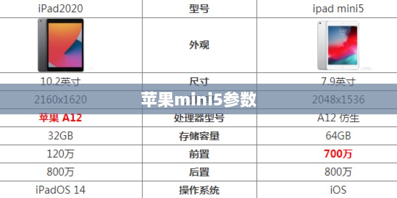 苹果mini5参数